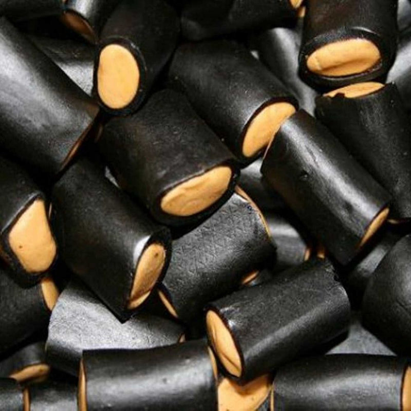 K&H salmiak rocks brown candy filled dutch licorice sticks 1kg candy canada