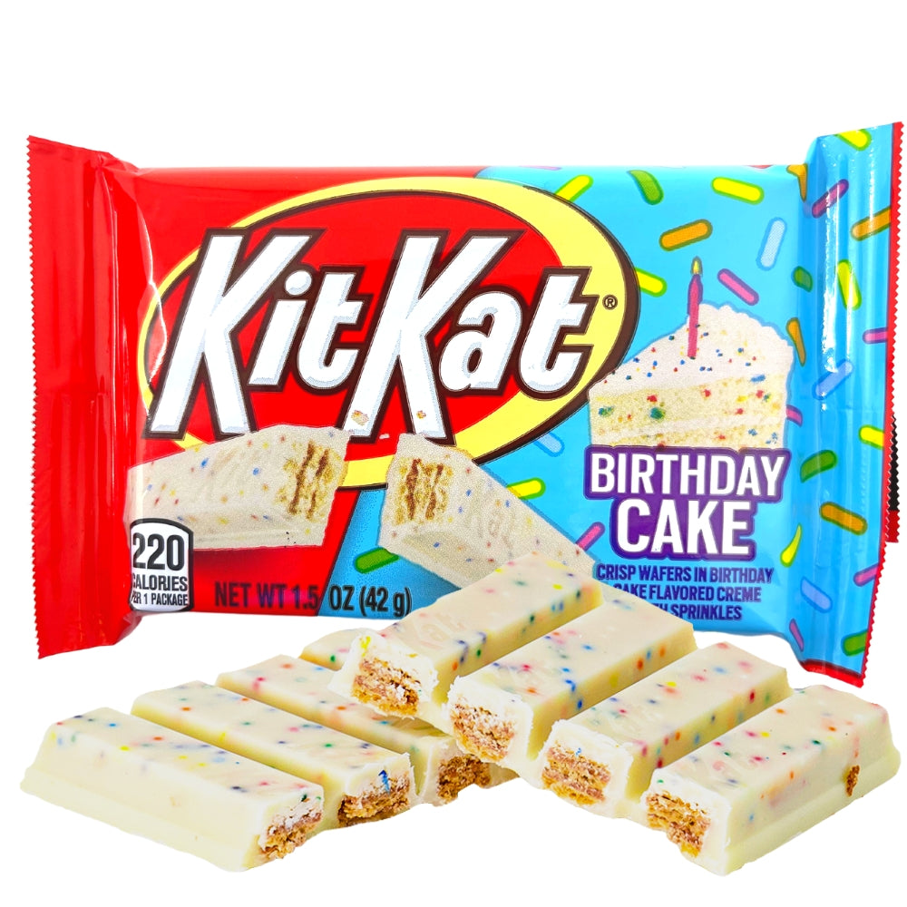 Hershey's Kit Kat Birthday Cake-New American Candy Bars – Candy Funhouse CA