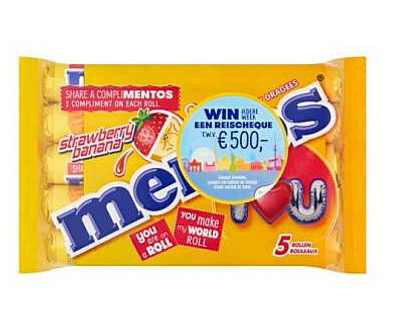 Mentos Strawberry Banana 5 pack