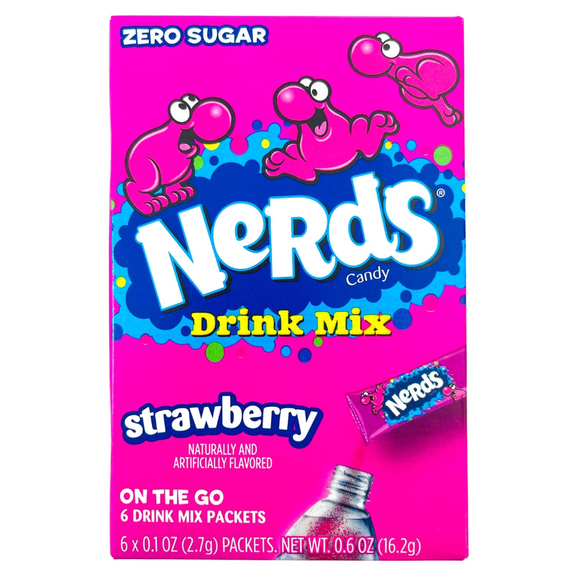 Nerds on the Go Zero Sugar Strawberry Drink Mix - 16.2g