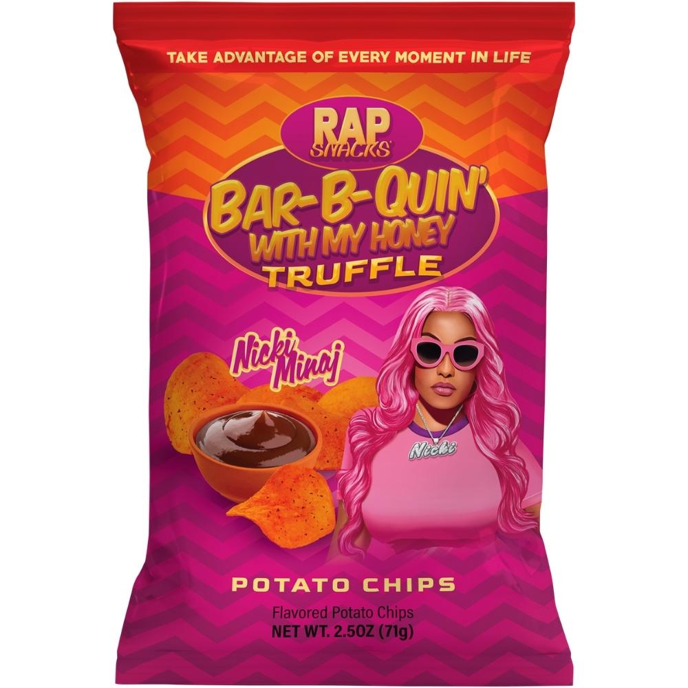 Rap Snacks Nicki Minaj BBQ Honey Truffle Chips 2.5oz Candy Funhouse CA