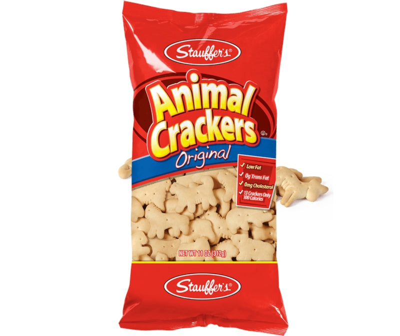 Stauffer's Mini Animal Cracker Pack - 2oz snack pack animal crackers lunch box treats snacks american