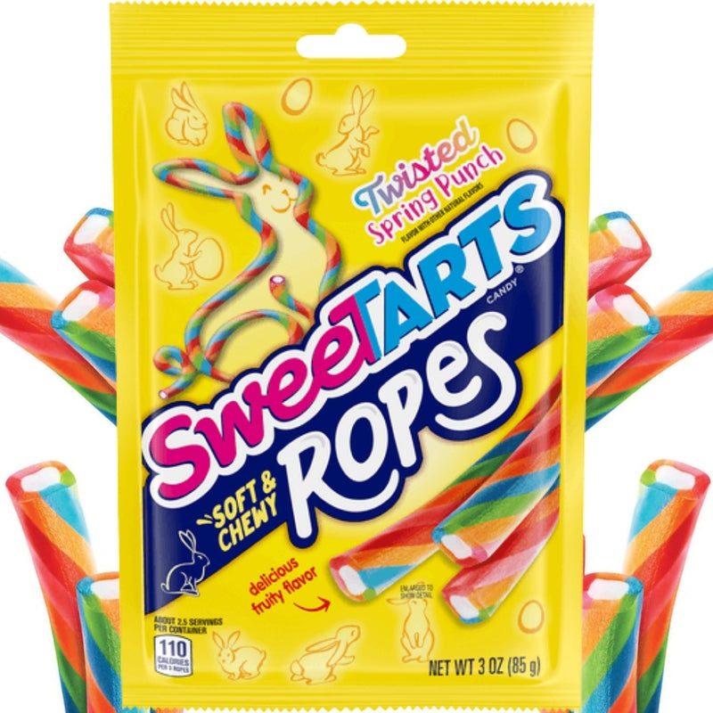 Easter SweeTARTS Twisted Spring Punch Ropes - 3oz