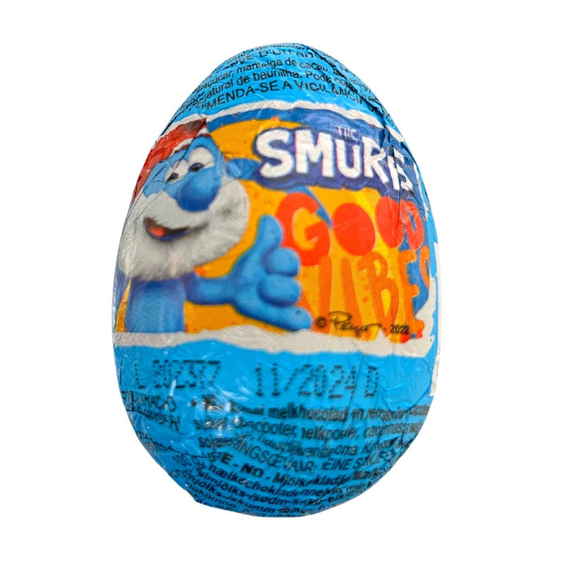 The Smurfs Chocolate Surprise Eggs Single Egg