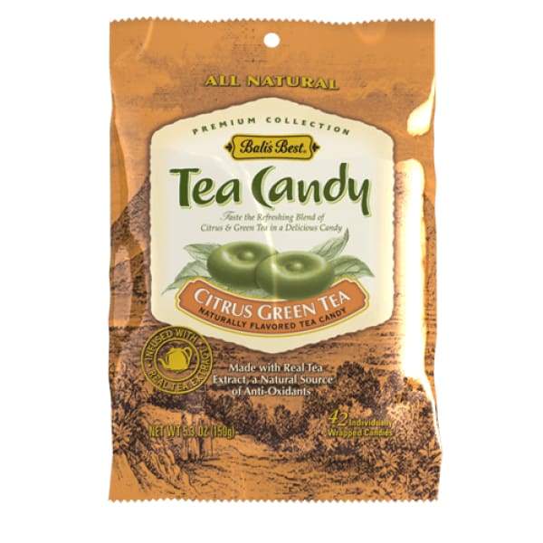 Balis Best Tea Candy - Citrus Green Tea Fusion Gourmet 0.15kg - 2000s Balis Era_2000s Hard Candy Peg Bag