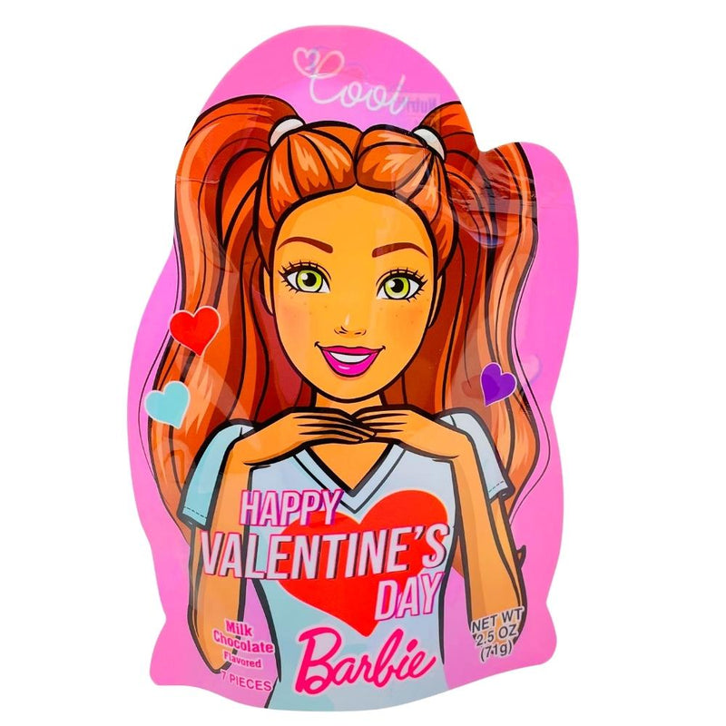 Valentines Barbie Chocolate Valentines Hearts - 2.5oz
