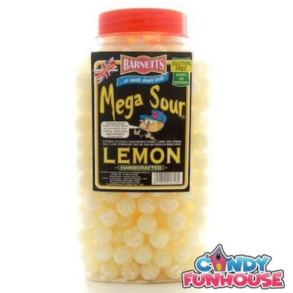 Barnetts Mega Sour Lemon Barnetts 3.2kg - 1890s British Bulk Colour_Yellow Era_1890s