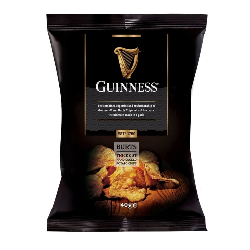 Burts Guinness Thick Cut Potato Chips - 40 g