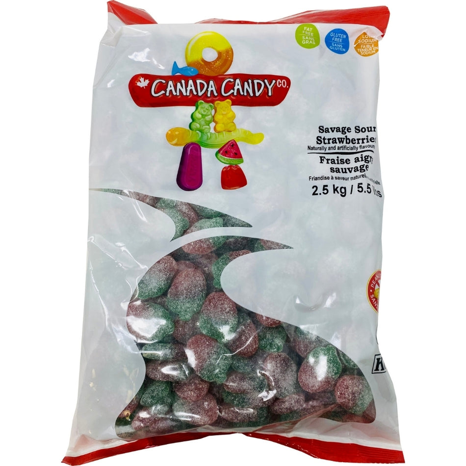 CCC Savage Strawberries Gummy Candy 2.5kg Halal Candy