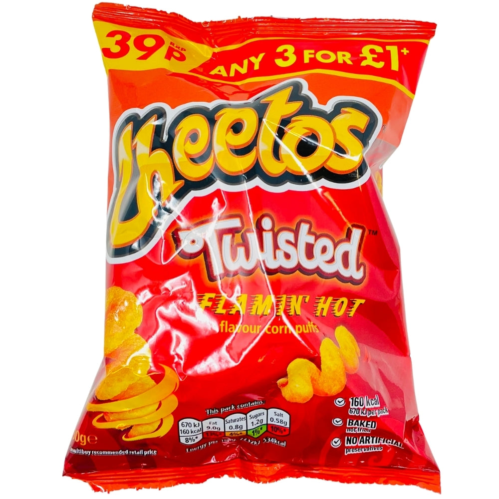 Cheetos Twisted Flamin' Hot Puffs - 30g