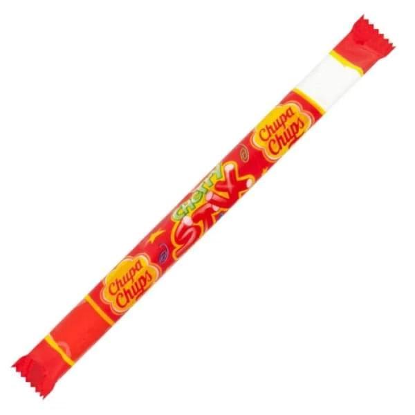 Chupa Chups Cherry Stix Chupa Chups 15g - British Chupa Chups Colour_Red Individually Wrapped Origin_British