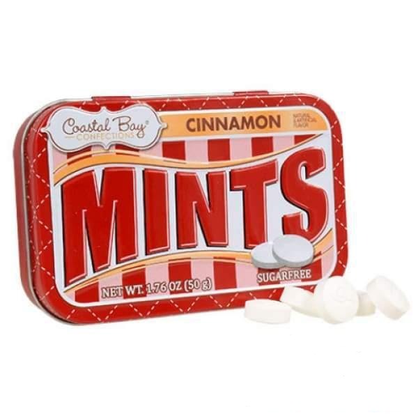 Coastal Bay Confections Cinnamon Mints Big Sky Brands 70g - cinnamon Mint Mints Sugar Free