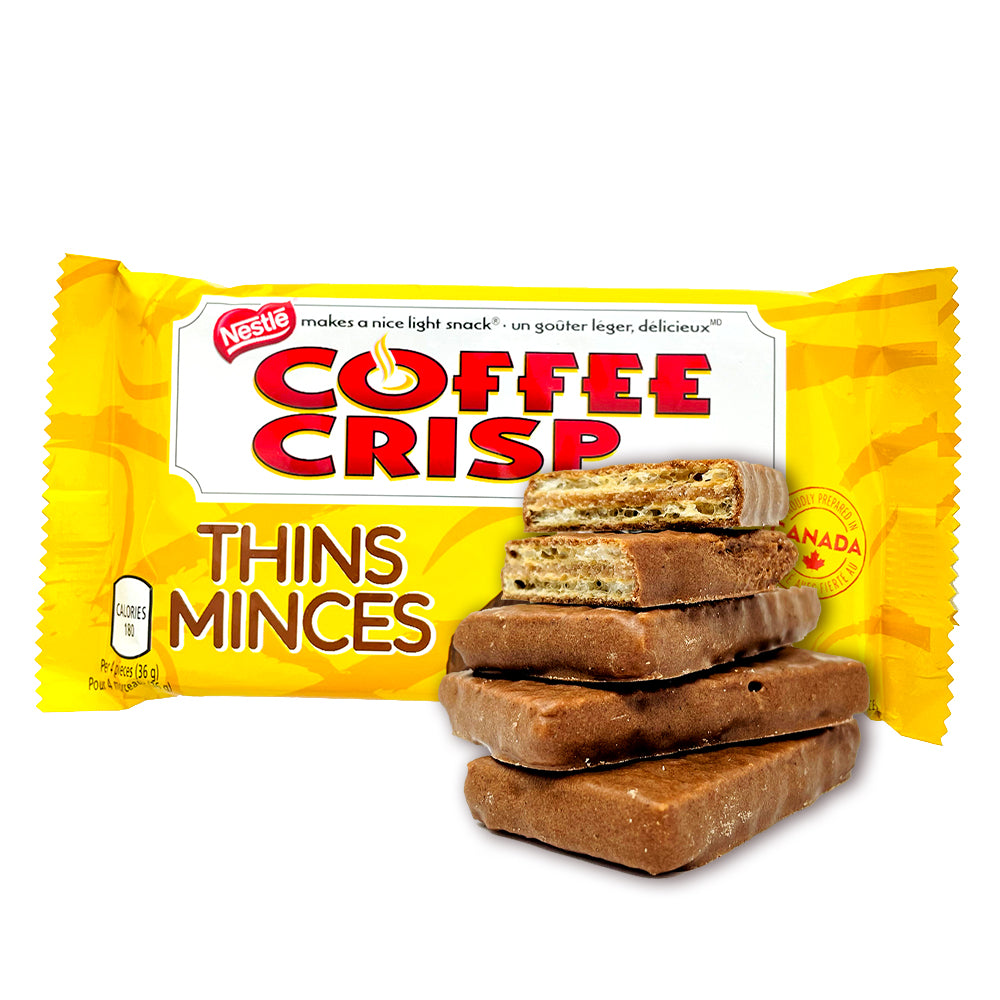 Coffee Crisp Thins 36g Nestle Canada Candy Funhouse Candy Funhouse CA