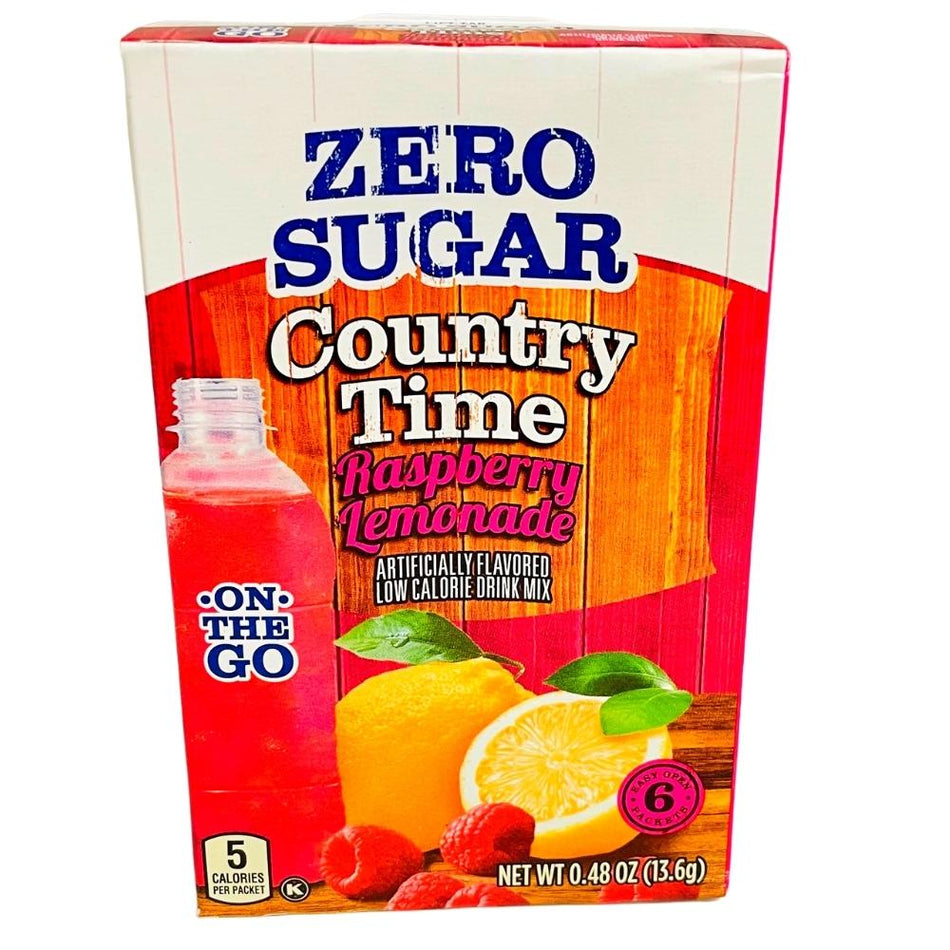 Country Time Zero Sugar Raspberry Lemonade Singles to Go