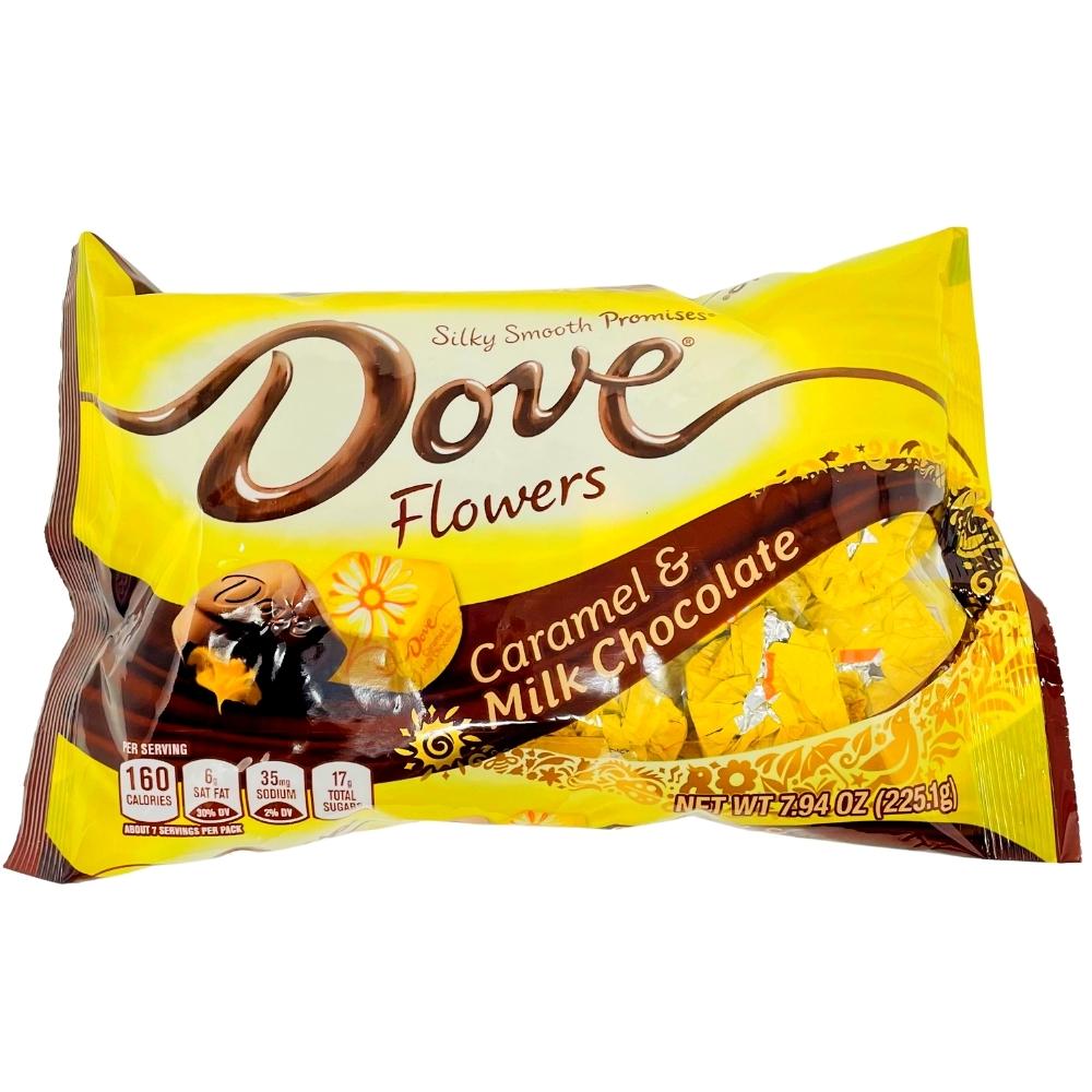 Dove Caramel & Milk Chocolate Flowers 7.94oz Candy Funhouse Candy
