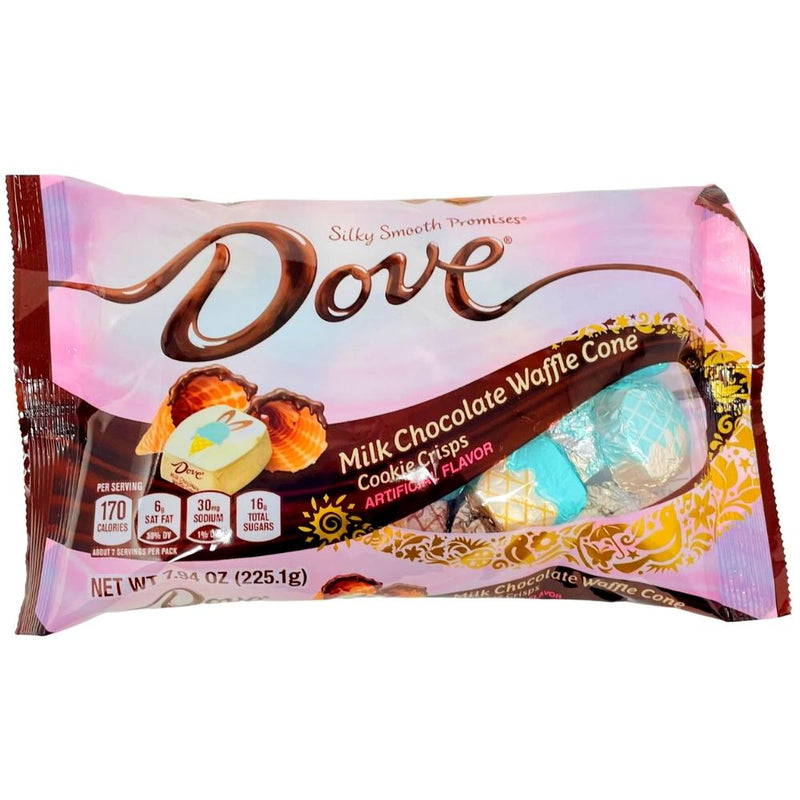 Dove Milk Chocolate Waffle Cone - 7.94oz