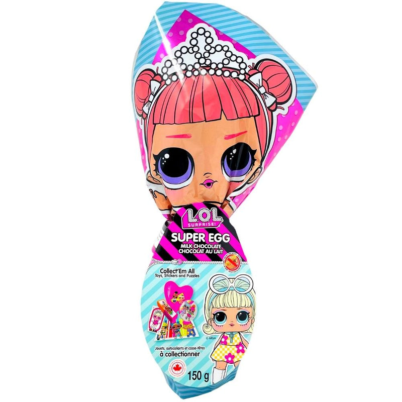 LOL Super Surprise Egg - 150g - LOL Candy - LOL Doll Candy - LOL Doll - LOL Surprise Doll - LOL Chocolate Egg - Chocolate Egg - Super Egg