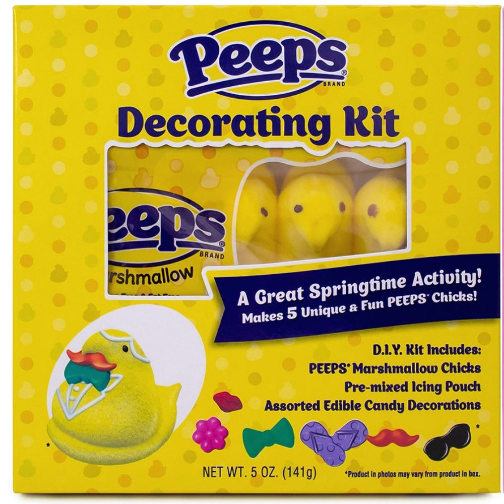 Easter Peeps Decorating Kit Yellow Duck 5oz Candy Funhouse Candy