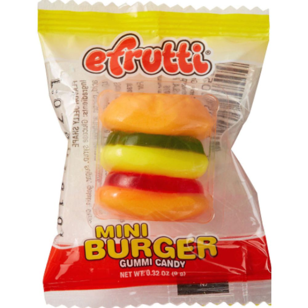 efrutti Gummi Burger Candy Gummy Candy Candy Funhouse CA