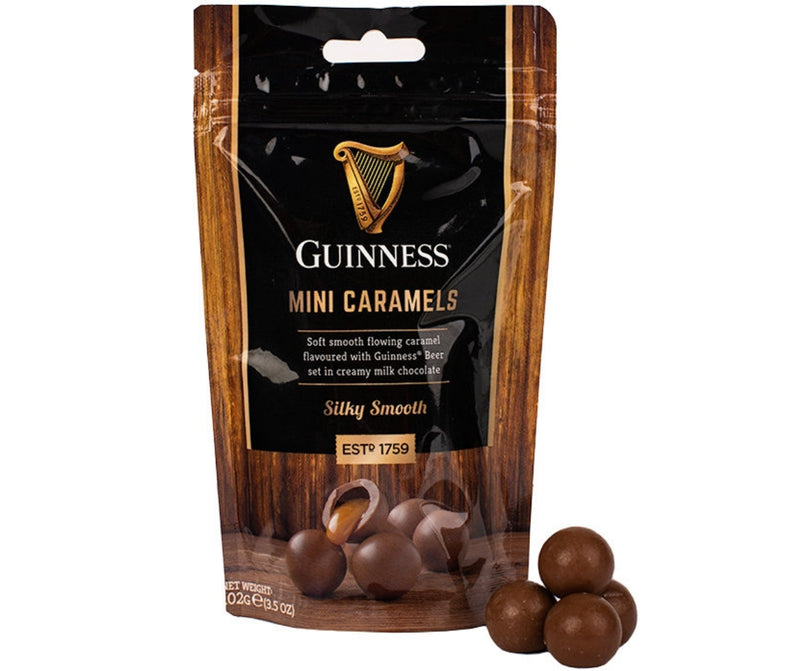 Guinness Mini Caramels UK Chocolate christmas beer flavoured stocking stuffer caramels truffles caramel chocolate milk