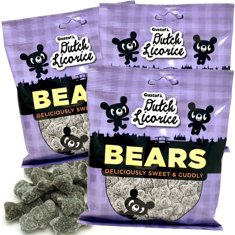 Gustaf's Sugared Licorice Bears - 5.29oz