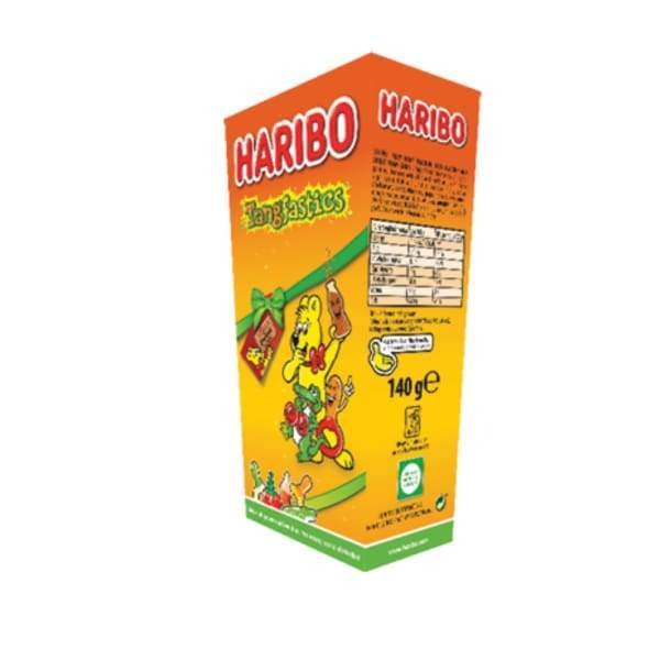 Haribo Tangfastics Carton 140g Haribo 160g - British Christmas Candy Colour_Assorted Gummy Haribo