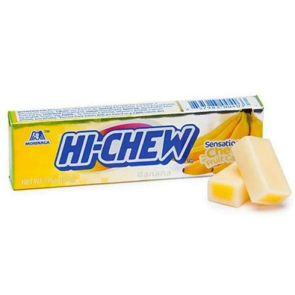 Hi-Chew Banana Morinaga 60g - chewy Colour_Yellow fruit Hi-Chew Japanese