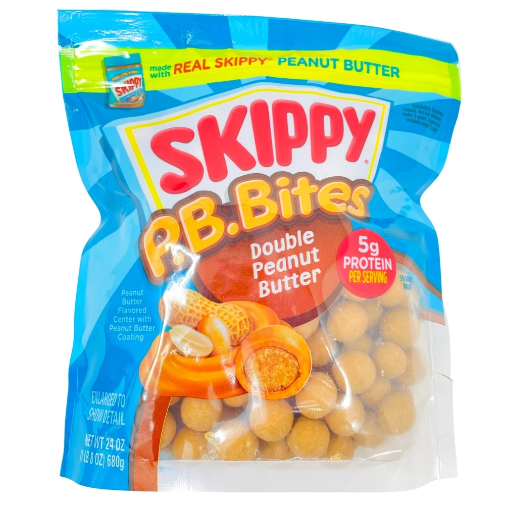 Skippy Double Peanut Butter Bites - 680g | Candy Funhouse – Candy ...