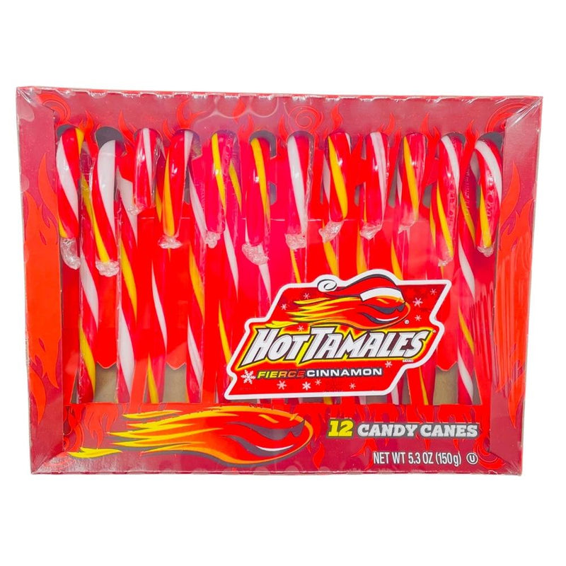 Hot Tamales Candy Canes 12 CT