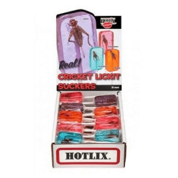 Hotlix Real Cricket Lickit Suckers Hotlix 40g - 2000s Era_2000s lollipop Lollipops Novelty