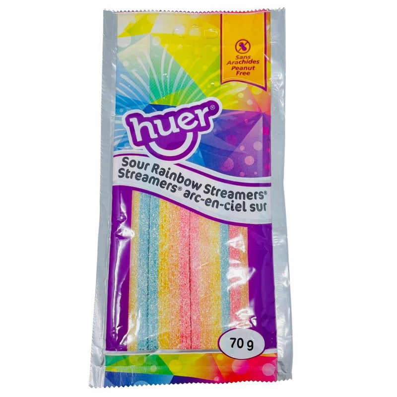 Huer Sour Rainbow Streamers 70 g Candy Funhouse Online Candy Shop