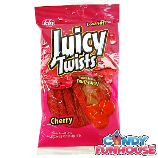 Juicy Twists Licorice CandyCherry Candy Funhouse CA