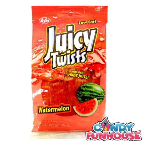 Juicy Twists Licorice CandyWatermelon Candy Funhouse CA