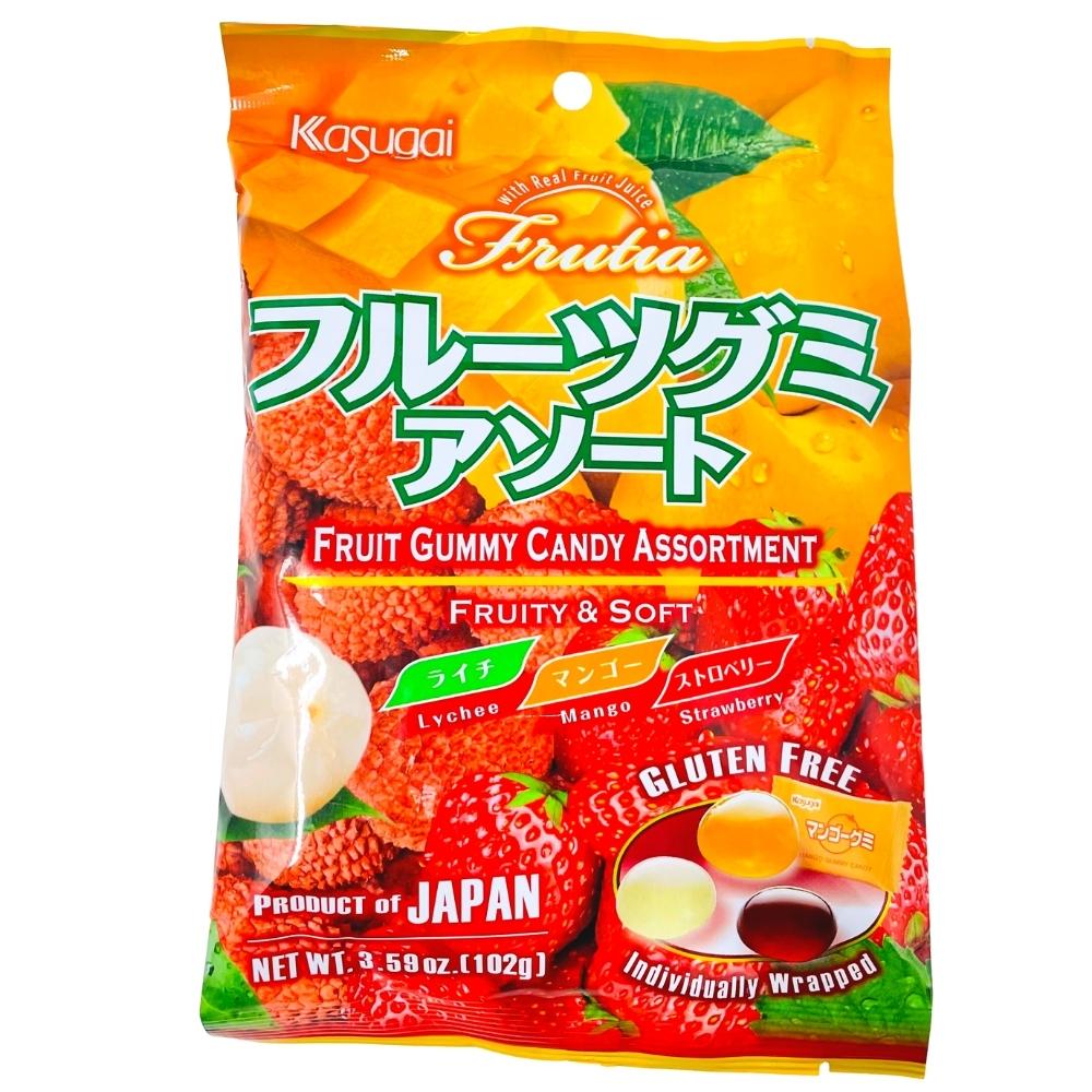 Kasugai Fruit Assortment Gummies 3.59oz Candy Funhouse Candy