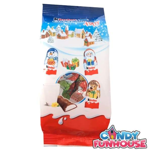 Kinder Minis Bag Chocolate Ferrero 100g - British Christmas Candy Colour_Assorted New Candy Origin_British - Kinder Chocolate - Stocking Stuffers - Hostess Gift - Christmas Candy - Christmas Treats