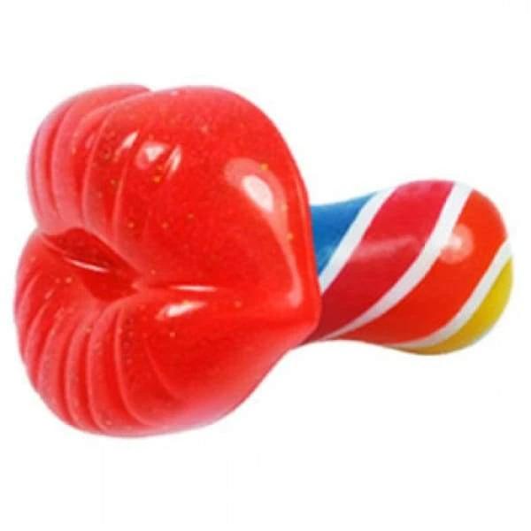 Kiss Pop Glitter Lollipops Candy Toy Factory 20g - 2010s Era_2010s lollipop Lollipops Origin_American