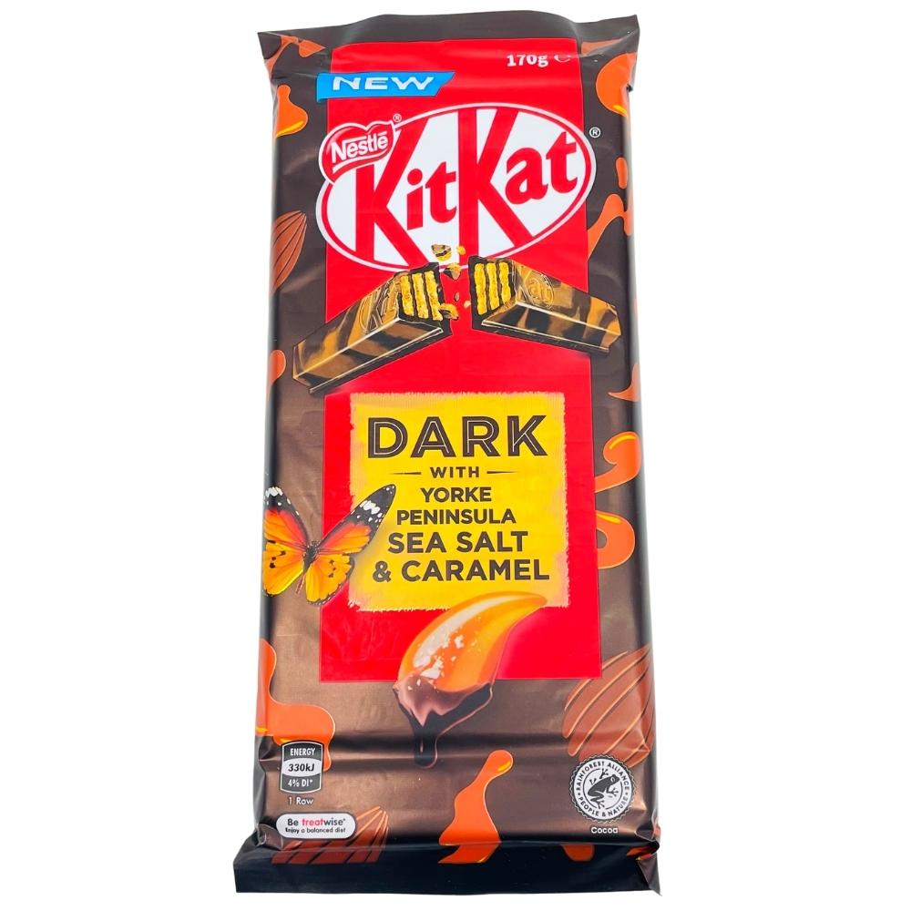 Australian Kit Kat Dark Sea Salt & Caramel 170g Candy Funhouse