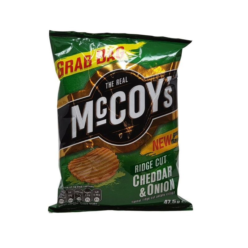 The Real McCoy's Ridge Cut Cheddar & Onion - 47.5g Candy Funhouse