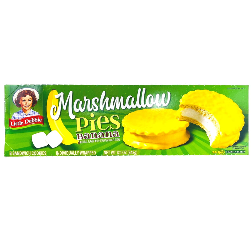 Little Debbie Marshmallow Pies Banana - 12.1oz - American Snacks from Little Debbie