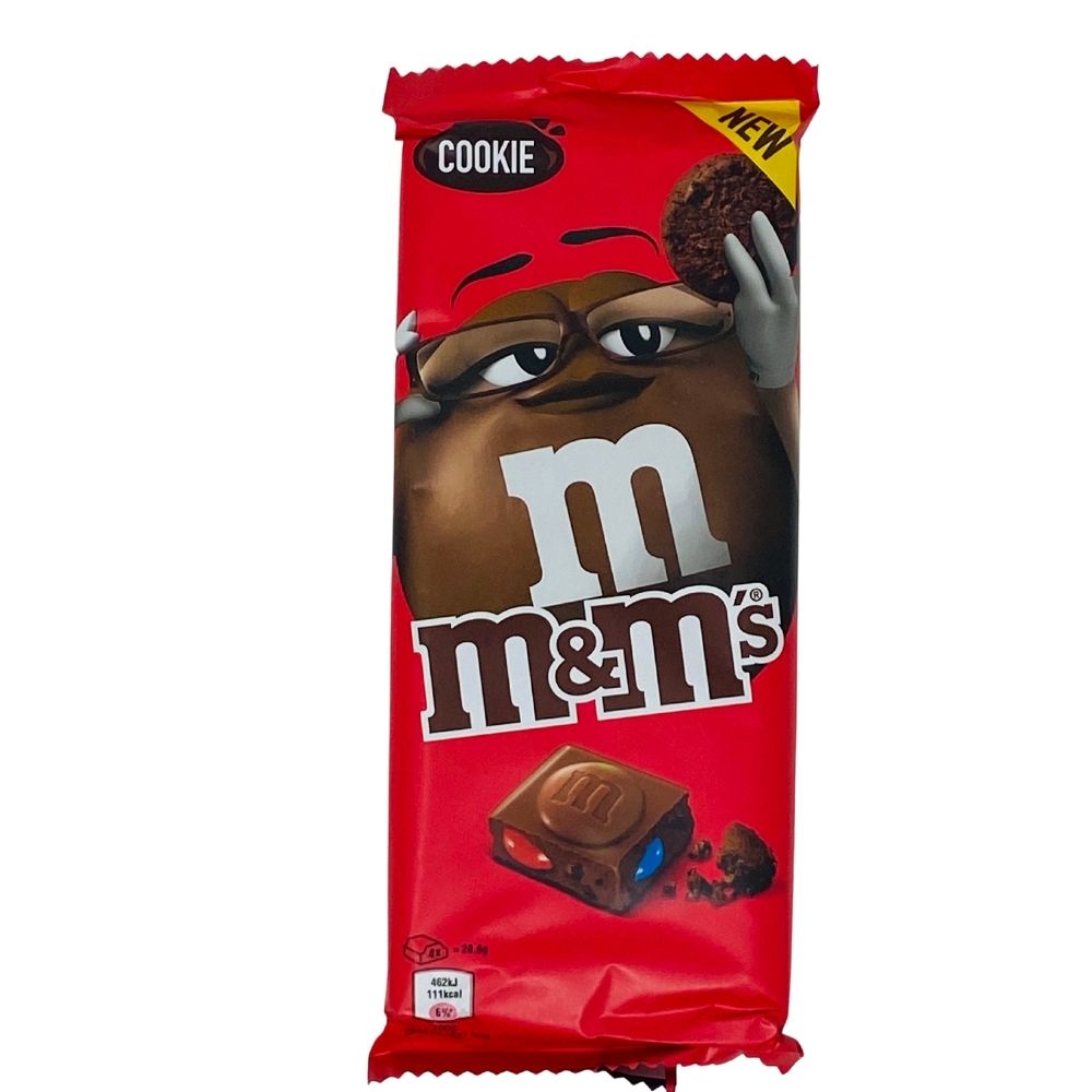 M&M's Cookie Chocolate Bar 165g 