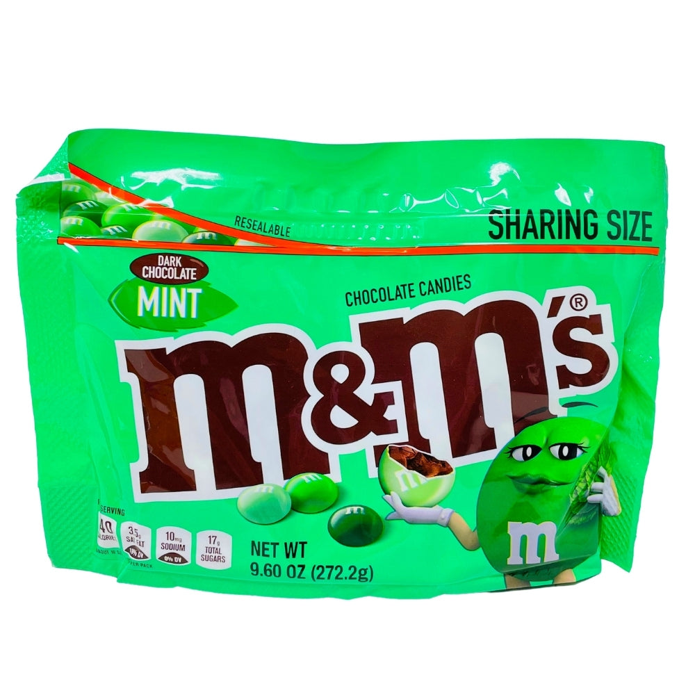 M&M's Dark Chocolate Mint Candy, Sharing Size - 9.6 oz Bag - DroneUp  Delivery
