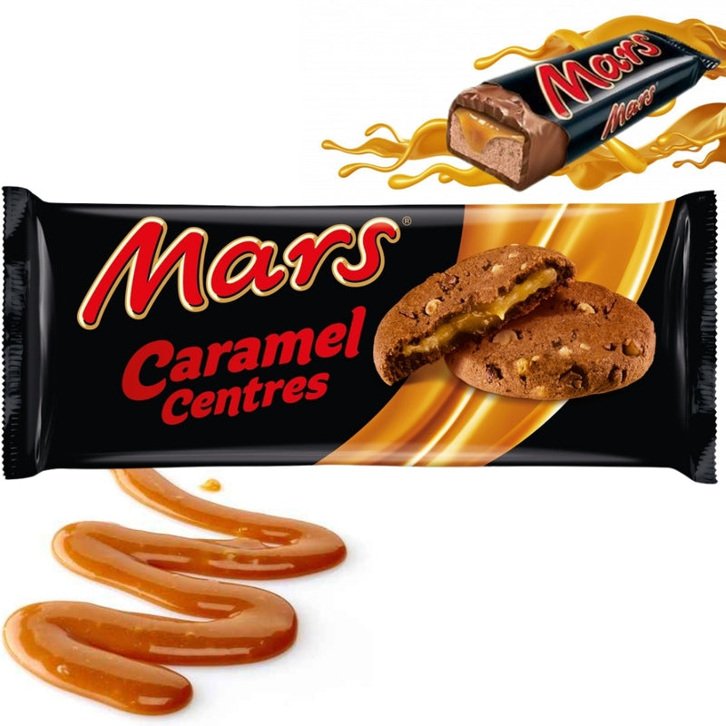 Mars Cookies Caramel Centres - 162g American snacks chewy cookie soft filled special edition candy canada