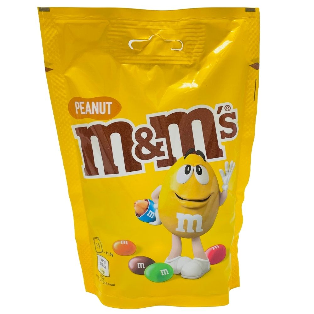 M&M's Peanuts Peg Bag - 125g  Candy Funhouse – Candy Funhouse CA
