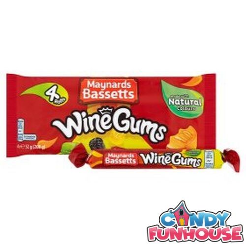 Maynards Bassetts Wine Gums Roll British Candy