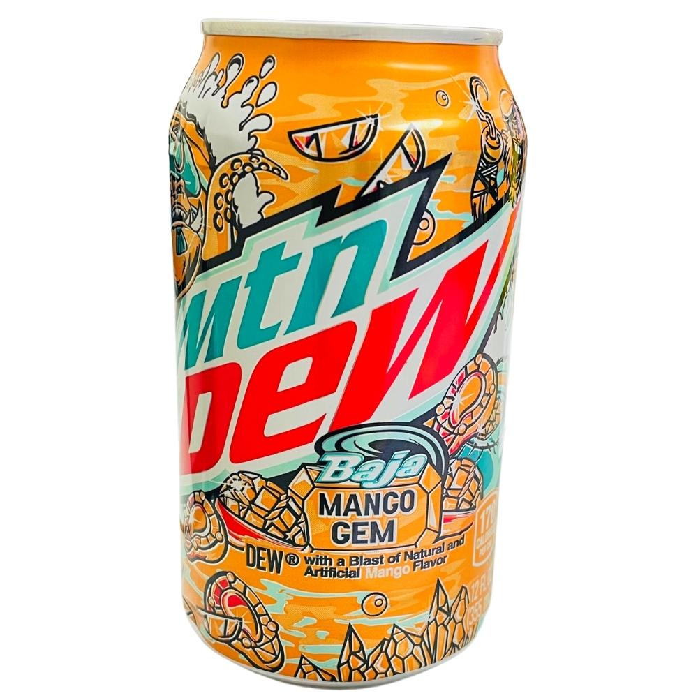 Mountain Dew Baja Mango 355mL Candy Funhouse Candy Funhouse CA