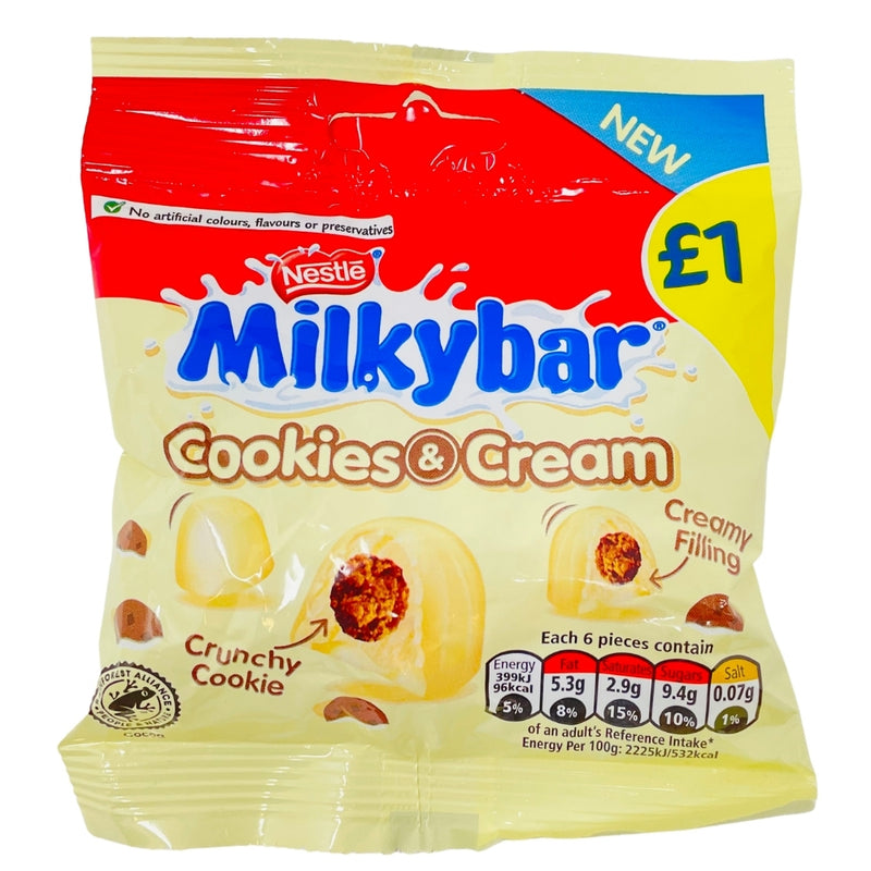 Milkybar Cookies & Cream Bites 73g