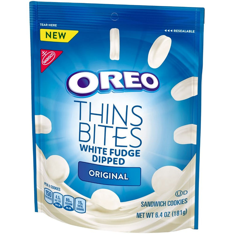 Oreo Thins Bites White Fudge Dipped