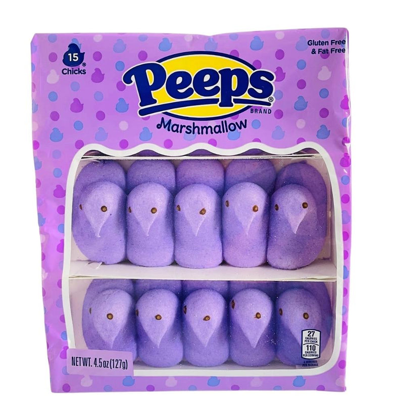 Easter Peeps Lavender Marshmallow Chicks 15ct
