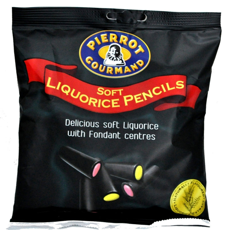 Pierrot Gourmand Licorice Filled Pencil Sticks - 200 g