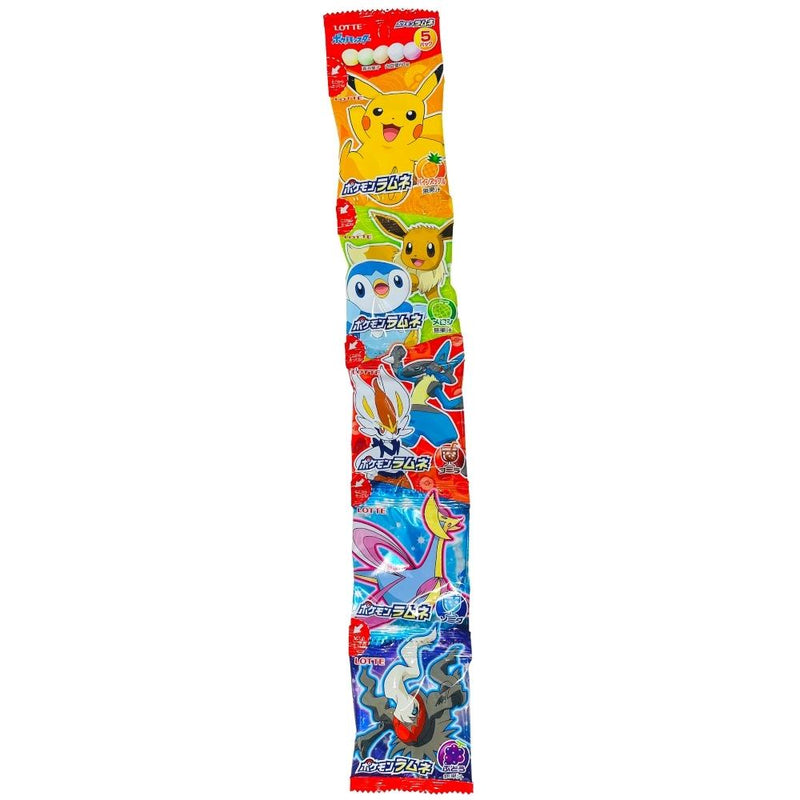 Pokemon Ramune Soda Candy - 5 Pack (Japan) - Japanese Candy - Japan Candy - Japanese Snacks - Japan Snacks - Pokemon - Pokemon Candy - Soda Candy - Pokemon Ramune Soda Candy